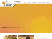 Tablet Screenshot of hodiafrica.org